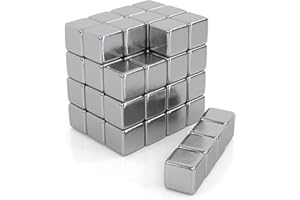 ‎JAWAONLINE JAWA Magnetwürfel 5mm - 50 Neodym Magnete Extra Stark - Anti Stress Mini Magnete - Premium Magnetic Cube - Whiteboard und Kühlschrankmagnete - Magnet Würfel für Haushalt und Büro