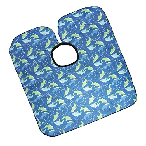 Segolike New Children Kids Salon Barber Hairdresser Hairdressing Cape Hair Cutting Gown Apron Clothing Protector - Shark Pattern RS.210 (56.00% Off) - Amazon
