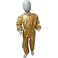 BookMyCostume Golden Jumpsuit Fancy Dress Costume