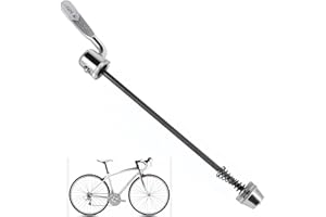 HIOSEYRE Steel Quick Release Skewer for Rear Mounted Trainers,Quick Release Skewer for Bike Trainer,Standard Bike Wheel Skewers Rod Lever for Turbo Trainer,Indoor Trainer,Riding(Silver)