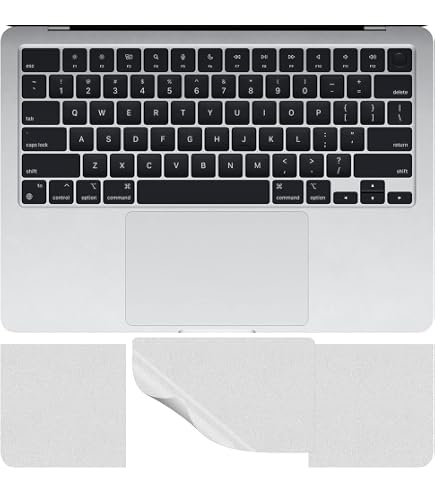ZINGTEL 3 Pc's TrackPad (TouchPad) & PalmRest Clear TPU Skin