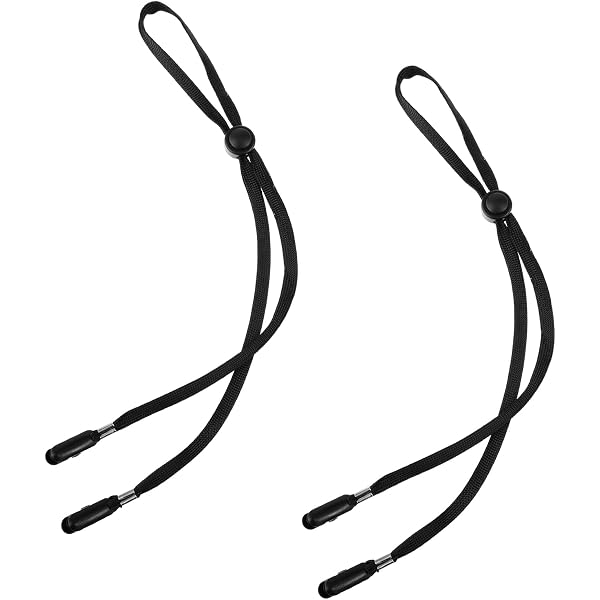 6 Clips De Retenue Chapeau Cordons à Ressort 17.5-40cm - Pour Pêche Kayak Randonnée Camping