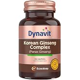 Dynavit Korean Ginseng Complex (Panax Ginseng) 30 Bitkisel Kaps&uuml;l - Panax Ginseng, Ginkgo Biloba, L-Arjinin