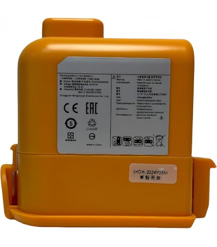 Batteria Al Litio 25,2V Per LG CordZero A9 – 2300 MAh, Alta Capacità, Compatibile Con EAC63382204, Ricarica Rapida
