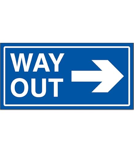 Way In Left Arrow Sign - Farm Signs