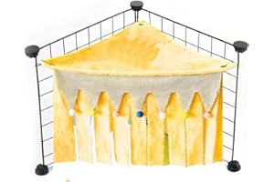 EIHI EIH Meerschweinchen Versteck Hängematte,Kleintier Zelt Versteck Käfig-Eckversteck,Meerschweinchen Kuschelhöhle,Meerschweinchen Zubehör Für Meerschweinchen,Chinchillas,Rennmäuse,Igel usw.