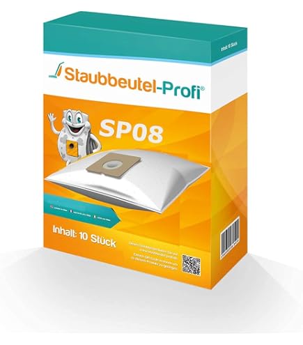 PakTrade 5 Sacchetti Aspirapolvere Per UFESA Mat 1300, Quigg, Topo E Altri – Con Filtro Incluso