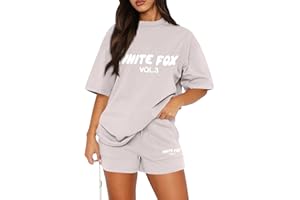 JKJFJKA Womens Tracksuit Set Summer Summer 2 Piece Outfits Causal Oversized Loose T-shirt & Shorts, Short Sleeve Workout Top & Bottom Tracksuits