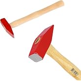 AEE&reg; 2-Piece Hammer Set 300gr And 100gr Nailer Assembly Repair Walnut Nut Crusher Home Camping Workshop Large Small