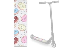 Scorpion Scooters Pro Grip Tape Replacement for Stunt Scooter Deck Grip Self Adhesive Water Resistant Silicon Carbide Griptape! Factory Cut 16.5" x 4.5" fits 98% of scooters inc Adult, Kids push scooters and electric scooters.