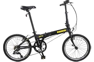 Dahon Hit Bicicleta Plegable para Adultos 20 Pulgadas, Bicicleta Urbana Ligera con 6 Velocidades, Frenos en V Plegables, Ideal para la Ciudad y Viajes