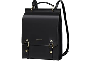 CNOLES Cnolés Business Rucksack Damen Leder Eleganter Daypack Wasserdicht Damen-Rucksackhandtaschen Rücksacken für Damen Diebstahlsicherer Lederrucksack Damen Laptop Cityrucksack