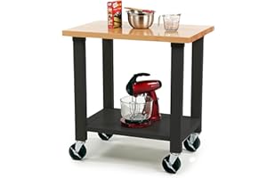 Garden Store Direct Seville Classics UltraHD Mobile Workstation 3ft Wide, Rolling Bench - 24" x 36" x 37.5" (Graphite Grey)