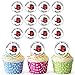 Produktbild LKW 24 Personalisierte Essbare Cupcake Topper/Geburtstag Kuchen Dekorationen - Einfache vorgeschnittenen Kreise