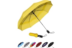 Repel Umbrella - Regenschirm - Taschenschirm - Öffnen und Schließen automatisch - Klein, kompakt, leicht, stark, winddicht und sturmfest - für Herren und Damen