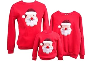 PENGNIAO Weihnachtspullover Familie Pulli Pullover Weihnachten Herren Sweatshirt Pullis Sweater Damen Kinder Jumper Weihnachtspullis Christmas Rentier Weihnachts Xmas Winterpullover Jungen Mädchen