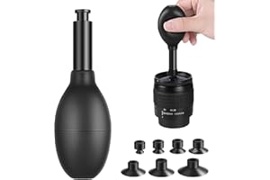 Fowybe Manuelles Vakuum-Saugstift-Set, Kameraobjektiv-Abzieher, Reparatur-Werkzeug-Zubehör für Männer, Objektiv-Sauger für Uhren, Reparatur und Reinigung