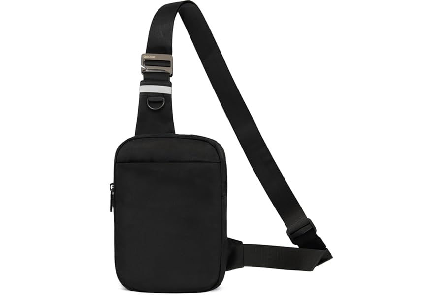 OSOCE Small Sling Bag for Men Women with RFID Pocket, Anti Theft Crossbody Chest Bag Casual Daypack Travel Bag for Hiking Shopping