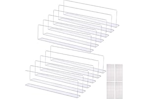 LEIKURVO Spielzeugblocker Couch, 12x Spielzeugblocker für Möbel, 40x8x4cm Transparente Spielzeug-Blocker Unter Sofa Schutz Lückenblocker mit Klebeband, Bett Boden Blocking Board für Staub, Tiere, Spielzeug