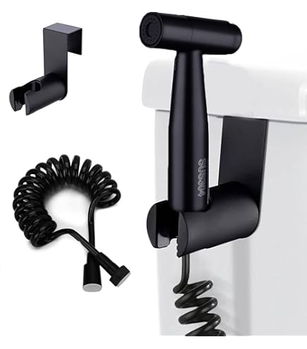 Handheld Bidet Sproeier voor persoonlijke hygiëne - Drukregelknop - RVS bevestiging
