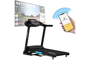 ‎BLUEFIN FITNESS Bluefin Fitness Kick FIT klappbares Laufband zum Gehen für Zuhause | Walking Pad für den Heimgebrauch oder das Büro| Passt perfekt unter den Schreibtisch