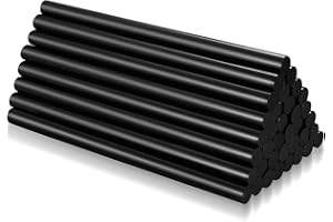 AIMIXUN Hot Glue Sticks Full Size, 40 Pack Hot Melt Adhesive Glue Sticks for All-Temp Glue Guns, 11mm X 190mm, Multipurpose for DIY Craft General Repairs, Home Decorations and Gluing Projects (Black)