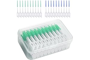LacyMC Scovolini Interdentali,200 Pezzi Spazzolini Interdentali Silicone,Scovolino Denti,per Famiglia Pulizia dei Denti, l’igiene Dentale Orale