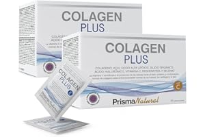 Prisma Natural Plus Anti-aging Stick Colágeno (Pack 2-60 sobres) Colageno hidrolizado, Resveratrol, Acido hialuronico, Vitamina C, Acai, Acido alfalipoico, silicio organico... Antiedad, pelo y uñas