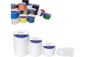 RainbowStone Paracord 7-Strand 550lb Strength 4mm Utility Rope Multiple Color 15/30/50/100m reel…