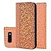 Produktbild Galaxy S10 Plus Hülle, Leder Tasche Handyhülle Flip Wallet Schutzhülle für Samsung Galaxy S10 Plus mit Ständer und Kartenfächer/Magnetverschluss#E (1)
