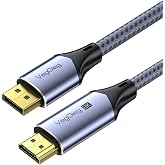 Veggieg DP to HDMI Kablo 8K 60Hz 4K 240Hz HDR 3D 48Gbps &Ouml;rg&uuml;l&uuml; Displayport to HDMI Kablo 2 Metre