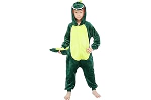 WDRHC Unisex Niños Unicornio Pijamas la Ropa de Noche del Traje Onesie 3D Novedad Mono Stitch Cartoon Animal Cosplay Disfraces Mascotas Carnaval Navidad Ropa especializada para Niños Niñas