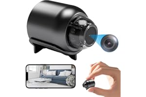 LYPPUL Mini Spy Camera, 1080P WiFi Hidden Camera, Hidden Secret Baby Monitor Home Security Surveillance Cam, Nanny Cam with Motion Detection App Control for Home Indoor Outdoor