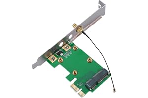 ASHATA PCI-E zu PCI-E Adapter, PCI-E auf PCI-E Express Riser Netzwerkkarte Adapter,PCI-E Riser Card PCI Wireless Netzwerkkarte Konverter,Kein Treiber Einfache Installation