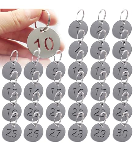 36 Portachiavi In Acciaio Inox 1,5 Mm – 3 Dimensioni (15/19,8/24,9 Cm) E 6 Colori – Per Chiavi, Etichette Bagagli E Organizzazione