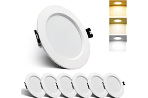 6x LED infälld spotlight 230V dimbar 10W infällda lampor 3000K/4000K/6000K