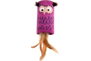 Rosewood Pet Products Gigwi Melody Tube Owl Interactive Cat Toy