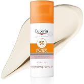 Eucerin Sun Face Pigment Control Fluid SPF 50+ (50ml), Sun Face Cream SPF 50+ with UVA/UVB Filters, Anti-Blemish &amp; Anti-Pigme