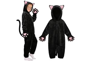 Beipegin Kostym Djur Barn Kostym Katt Leopard Dalmatiner Flicka Sparkdräkt Höst Flanell Djur Kostym Kläder Kostymer Djur Karneval Halloween