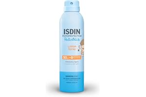 ISDIN Fotoprotector Pediatrics Lotion Spray SPF 50 | Crème Solaire Corporelle en Spray pour Enfants | 250 ml