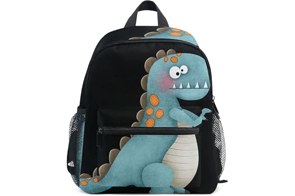 ISAORA Cute Kids Backpack, Mini Sac d'¨¦Cole, Kindergarten pr¨¦Scolaire Toddler Bookbag, Motif Animal de Bande Dessin¨¦e pour l'ext¨¦Rieur¡