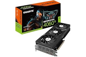 GIGABYTE TECHNOLOGY GIGABYTE GeForce RTX 4060 TI Gaming OC 8GB Targeta gráfica GDDR6 18Gbps 128bit, PCI-E 4.0, 2X DisplayPort 1.4, 2X HDMI 2.1a, NVIDIA DLSS 3, Supports 4K, Ada Lovelace Arch, GV-N406TGAMING OC-8GD