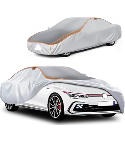 Copertura Auto Per Lancia Ypsilon (1992-2022) - Telo Impermeabile Antigraffio Con Strisce Riflettenti - Foto 7