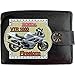 Price comparison product image Honda VTR1000 Firestorm Image on KLASSEK RFID Mens Wallet Purse Real Black Leather Motorbike Motorcycle Accessory Gift with Metal Box NOT Official Honda Merchandise