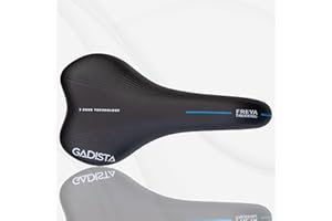 GADISTA France, Selle velo, Selle de velo ultra confortable fait mains en ITALIE avec technologie brevetée 3ZONE, selle VTT étanche pour Hommes Femmes avec Design Ergonomique, accessoire indispensable