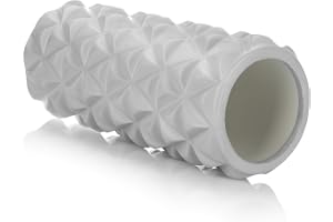 COM-FOUR® yogarulle, stimulerande fascierulle - stimulerar blodcirkulationen och slappnar av efter arbete, fitness, yoga, träning och sport