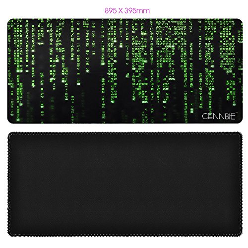 Cennbie Professionelle Große Maus Pat & Computerspiel Mauspad 35 × 15in Computer Schreibtisch Briefpapier Zubehör Mause Pads. - 4