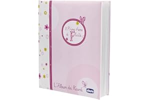Chicco Libro Nascita Per Neonati E Bambini, Album dei Ricordi, Diario Con Spazi Per Note E Fotografie, Rosa, ‎27.5x25x3 cm, Idea Regalo