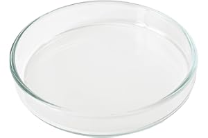 GARNELEN4YOU® Futterschale | Echtglas Made in Germany | Premium Futter-Schale aus Laborglas für Garnelenfutter | sichere & gezielte Fütterung | Glas statt Acryl-Plastik | (1x 6 cm)