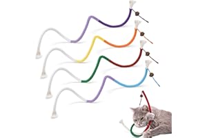 Adiwo Zabawka do gryzienia kota, zabawka z kocimiętką, interaktywna zabawka dla kotów domowych, bawełniana lina z kocimiętką, ząbkowanie kot, gryzak, zabawka do gryzienia, naturalne, bezpieczne